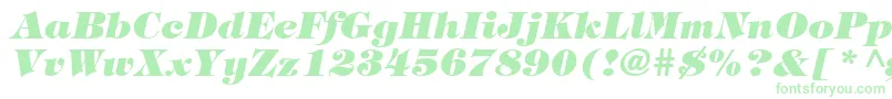 Timpaniheavy ffy Font – Green Fonts