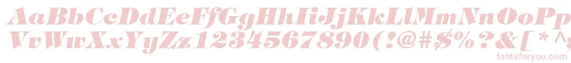 Timpaniheavy ffy Font – Pink Fonts on White Background