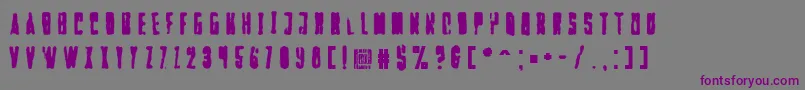 Weitere Informationen zur Falturaalien-Schriftart Falturaalien-Schriftart – Violette Schriften auf grauem Hintergrund