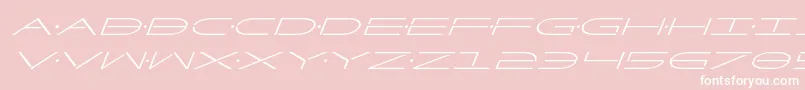 Factorsuperital Font – White Fonts on Pink Background