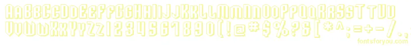 SfArcheryBlackScShaded Font – Yellow Fonts