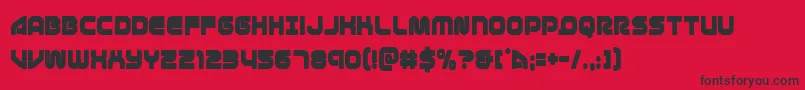 Więcej informacji o czcionce 1stenterprisescond Czcionka 1stenterprisescond – czarne czcionki na czerwonym tle