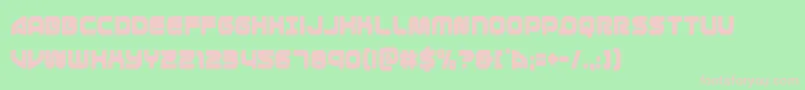 1stenterprisescond Font – Pink Fonts on Green Background