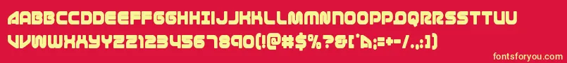 1stenterprisescond-fontti – keltaiset fontit punaisella taustalla