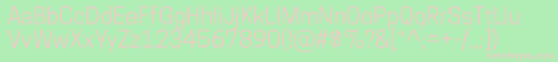 CooperhewittBook Font – Pink Fonts on Green Background