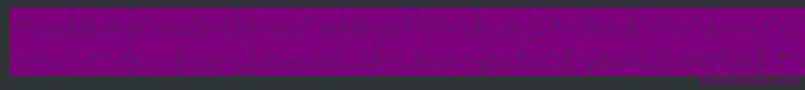 Police SpiderHollowInverse – polices violettes sur fond noir