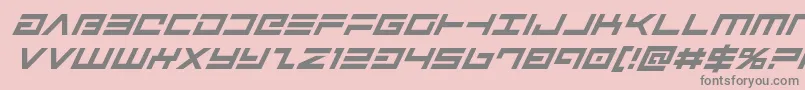 Шрифт Avengersuperital – серые шрифты на розовом фоне