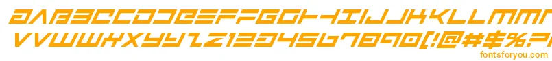 Avengersuperital-fontti – oranssit fontit