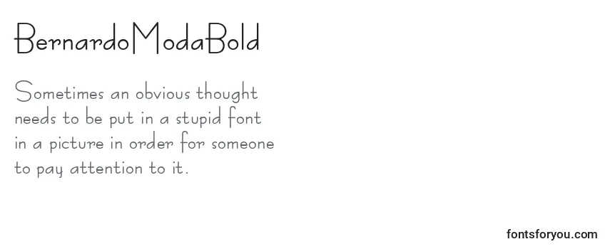 BernardoModaBold Font