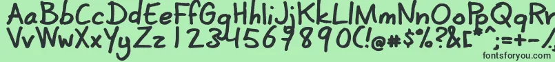 Saiba mais sobre a fonte CoertschriftDik Fonte CoertschriftDik – fontes pretas em um fundo verde