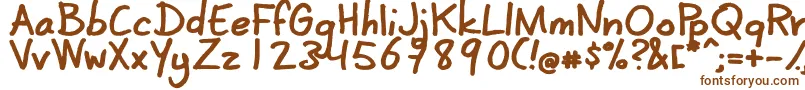 More about CoertschriftDik Font CoertschriftDik Font – Brown Fonts on White Background