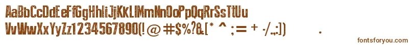 PressStyleExtraL Font – Brown Fonts