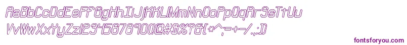 NeuralOutlineBrk Font – Purple Fonts