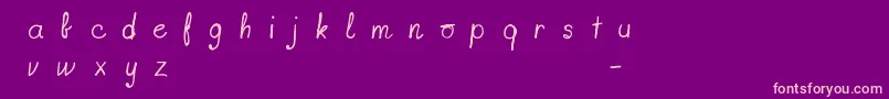 FontsLabGift Font – Pink Fonts on Purple Background