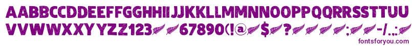 More about DkZealand Font DkZealand Font – Purple Fonts on White Background