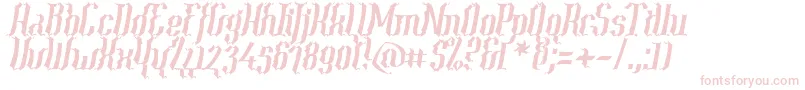 Year2000ContextScrambled Font – Pink Fonts on White Background