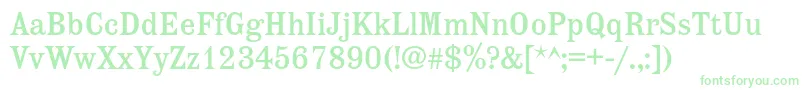 Etiennec Font – Green Fonts on White Background