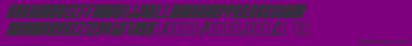 Шрифт Neutb – чёрные шрифты на фиолетовом фоне