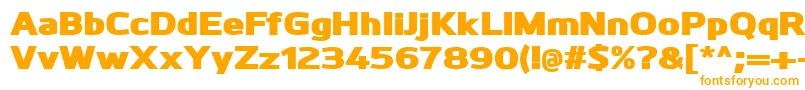 KuroBlack Font – Orange Fonts