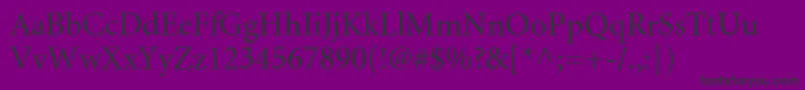 AtlantixSsi Font – Black Fonts on Purple Background