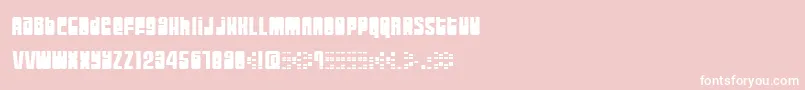 MoogSchmoog Font – White Fonts on Pink Background