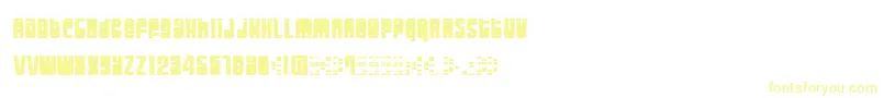 MoogSchmoog Font – Yellow Fonts on White Background