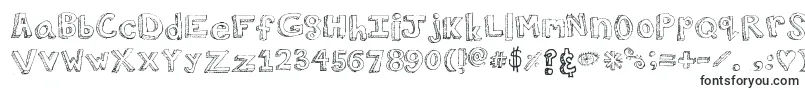 WalkAroundTheBlock-Schriftart – Schriftarten, die mit W beginnen