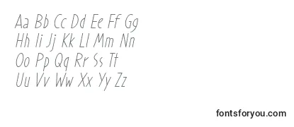 Review of the ProhandyRegularItalic Font