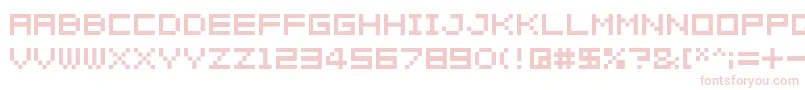 04b08 Font – Pink Fonts on White Background