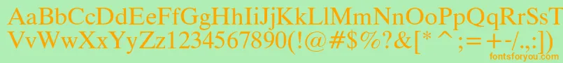 More about Thamesc Font Thamesc Font – Orange Fonts on Green Background