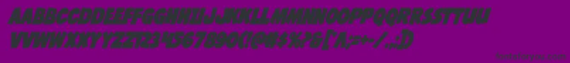 fuente Jcandlestickboldcond – Fuentes Negras Sobre Fondo Morado