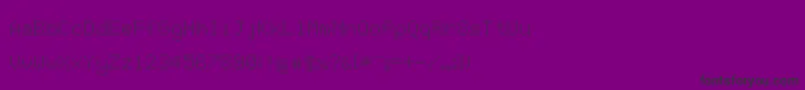 JdLcdRounded Font – Black Fonts on Purple Background