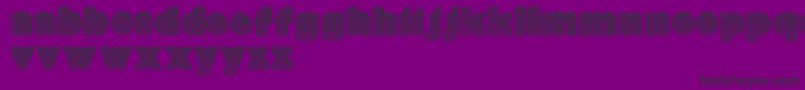 Moarendemo Font – Black Fonts on Purple Background