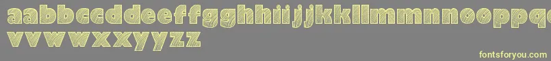 Moarendemo Font – Yellow Fonts on Gray Background