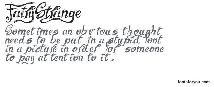 Шрифт FairyStrange