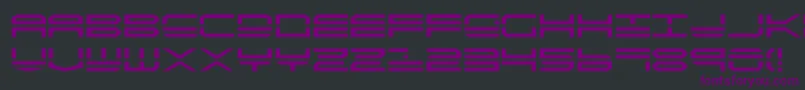 Quick4 Font – Purple Fonts on Black Background