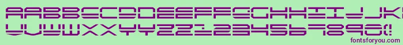 More about Quick4 Font Quick4 Font – Purple Fonts on Green Background