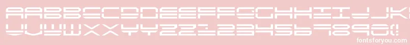 Quick4 Font – White Fonts on Pink Background