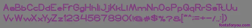 Шрифт ReadBook – фиолетовые шрифты на сером фоне