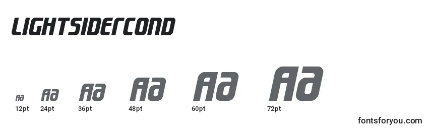 Lightsidercond Font Sizes