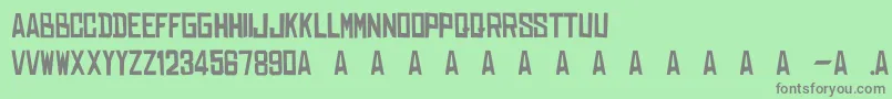 Dearraditass Font – Gray Fonts on Green Background