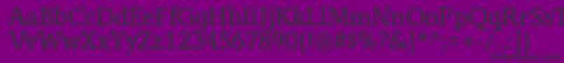 CorzinairRegular Font – Black Fonts on Purple Background