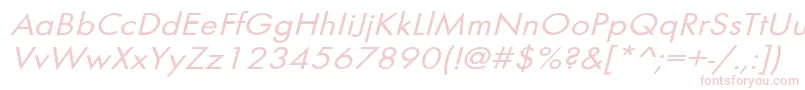 BelmarextoblNo Font – Pink Fonts on White Background