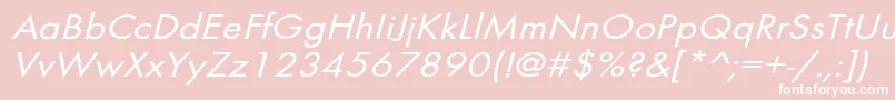 BelmarextoblNo Font – White Fonts on Pink Background