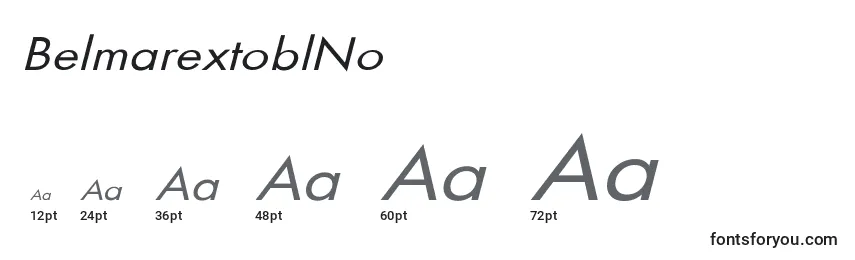 Размеры шрифта BelmarextoblNo