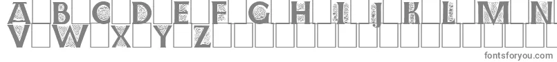 Farnoein Font – Gray Fonts on White Background