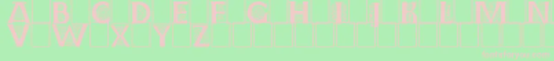 Farnoein Font – Pink Fonts on Green Background