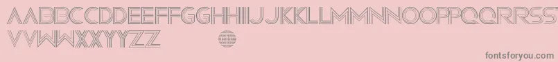 ConfusionsOnADancefloor Font – Gray Fonts on Pink Background