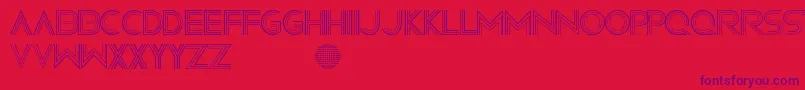 ConfusionsOnADancefloor Font – Purple Fonts on Red Background