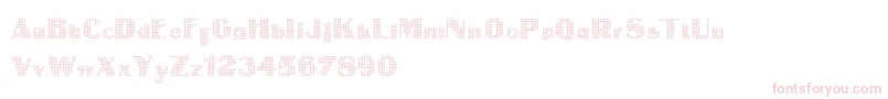 IntellectaDigital Font – Pink Fonts on White Background